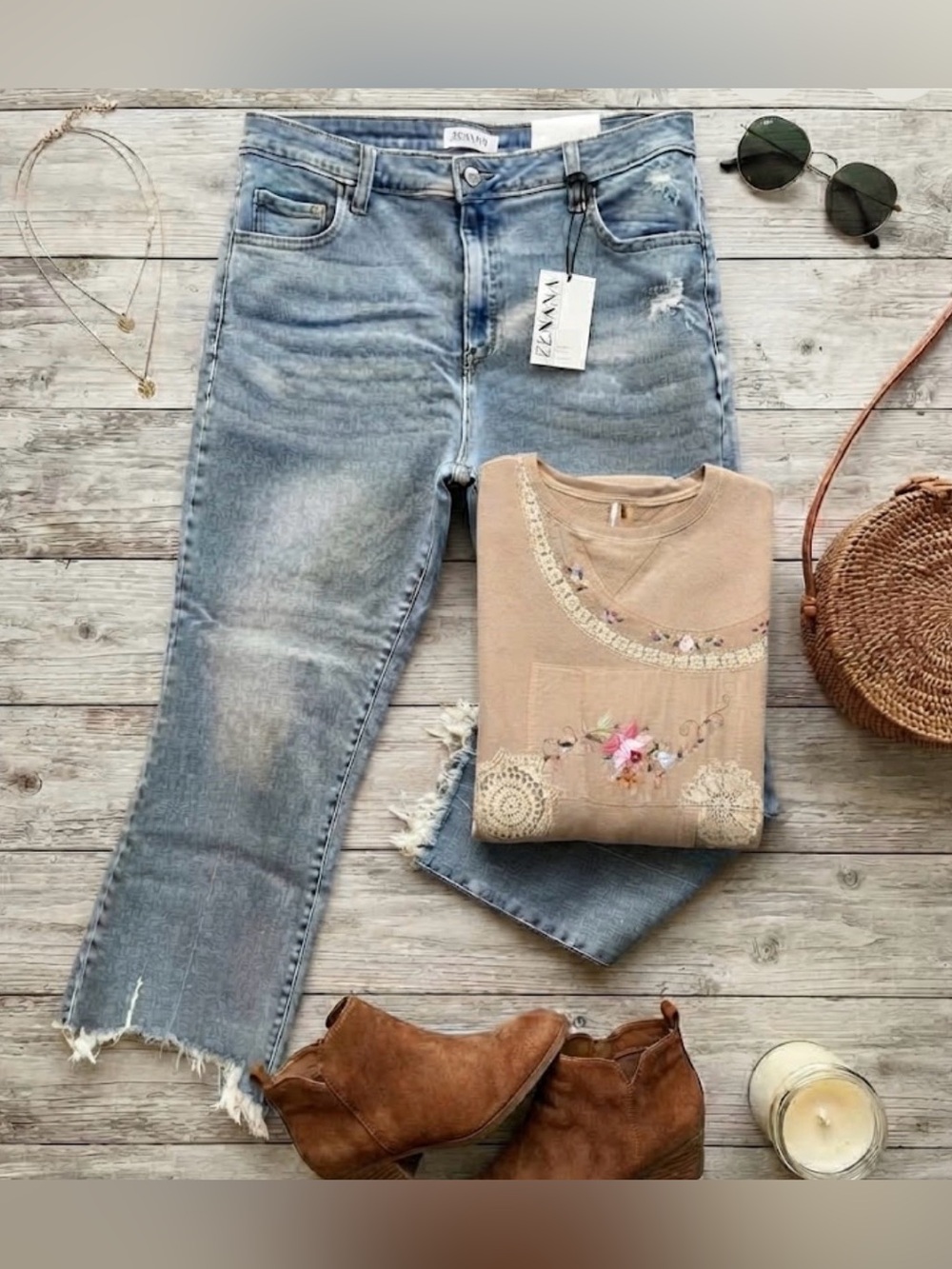 New zenana jeans size 34 14/16 or 36 size 18